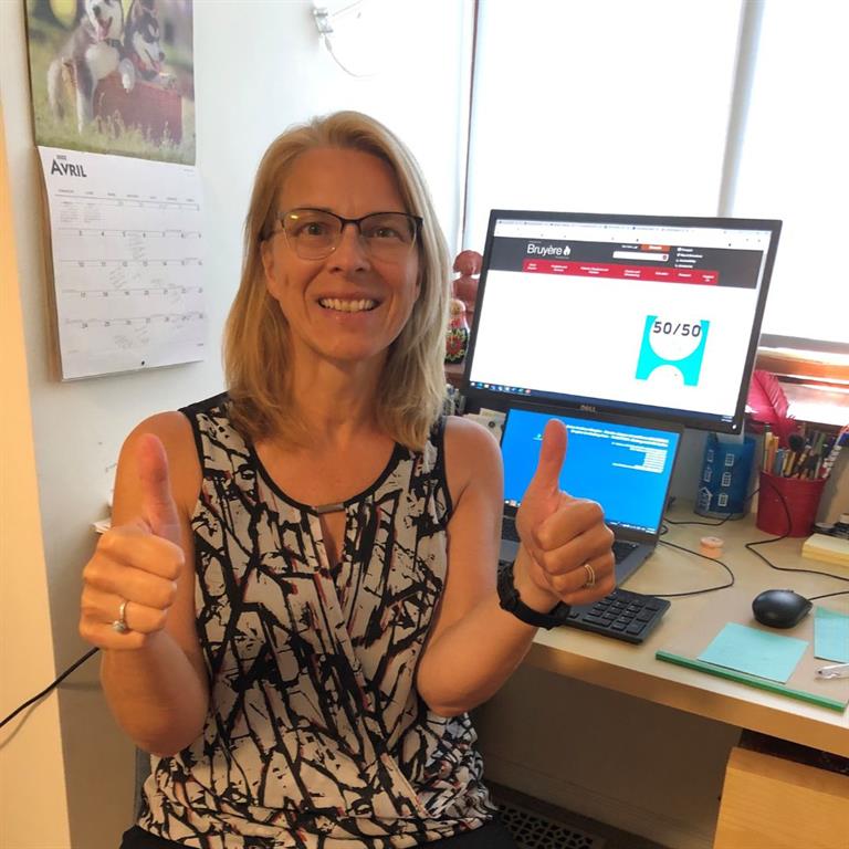 Photo de la gagnante de la loterie Suzanne Heebner