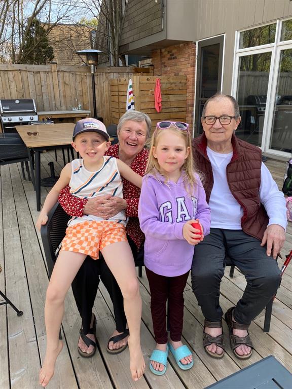 Bill with his family