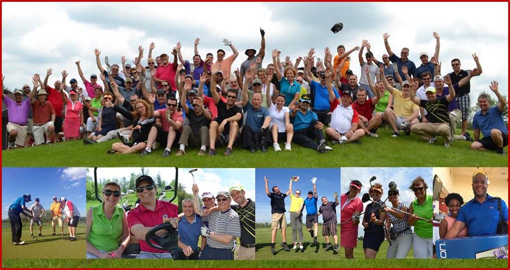 Photo montage of previous golf tournaments