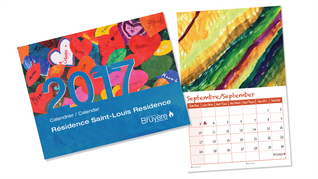 Calendrier de la Santé Bruyère Soins de longue durée Saint-Louis