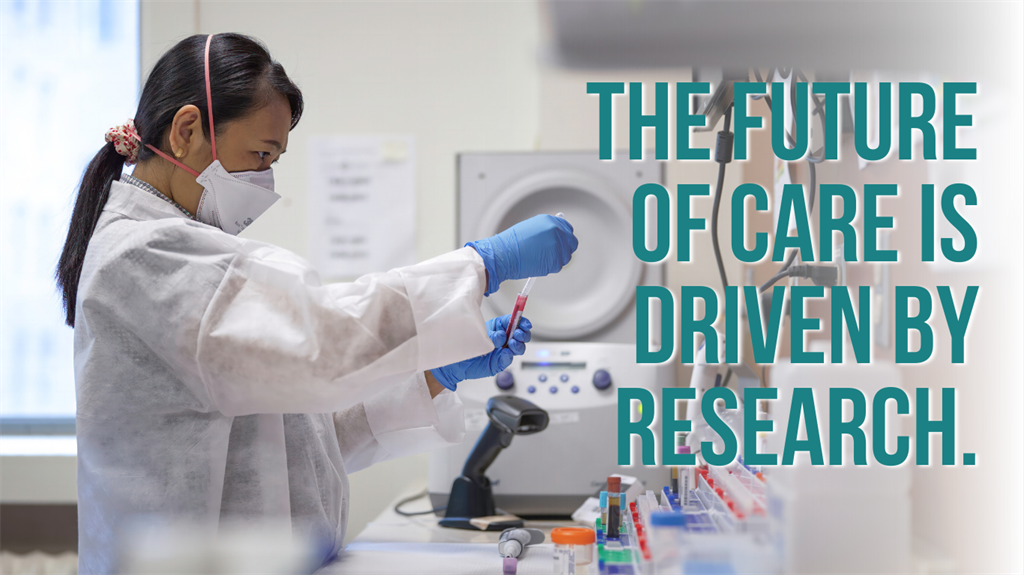 The future of care is driven by research